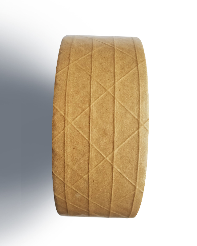 Reinforced gummed kraft paper tape